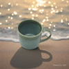 Green heat transfer ceramic mug, 13-ounce ceramic cup, heat-resistant coffee cup Application Scenario